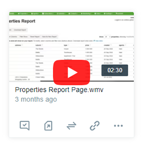 How the Properties Reports work